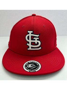 New St. Louis Cardinals Red Adjustable Baseball Cap OC Sports OSFM Baseball MLB